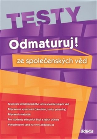 Odmaturuj ze společenských věd-Testy