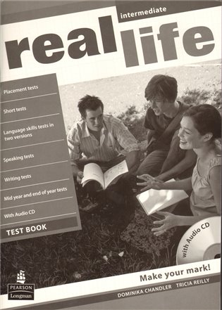 Kniha Real Life Intermediate Test book + CD