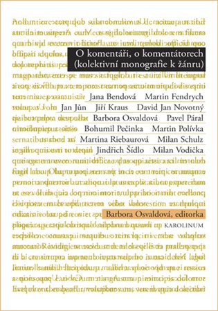 O komentáři, o komentátorech - Barbora Osvaldová