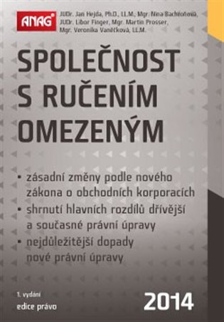 Kniha Společnost s ručením omezeným 2014