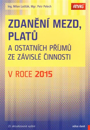 Kniha Zdanění mezd, platů a ostatních příjmů ze závislé činnosti v roce 2015
