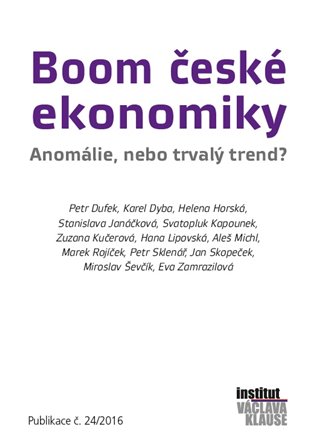 Boom české ekonomiky - Anomálie, nebo trvalý trend? koupíte na Kosmas.cz