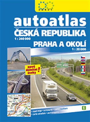Kniha Autoatlas Česká republika 1:240 000 + Praha a okolí 1:20 000 /2016/