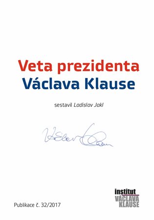 Veta prezidenta Václava Klause koupíte na Kosmas.cz