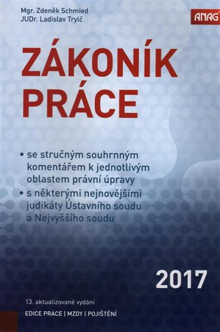 Kniha Zákoník práce 2017 (sešitové vydání)