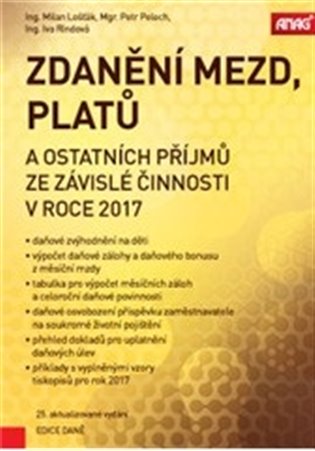 Kniha Zdanění mezd, platů a ostatních příjmů ze závislé činnosti v roce 2017