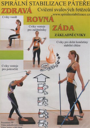 Kniha Spirální stabilizace páteře - Zdravá rovná záda