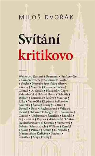 Svítání kritikovo: Texty z let 1919–1944 koupíte na Kosmas.cz