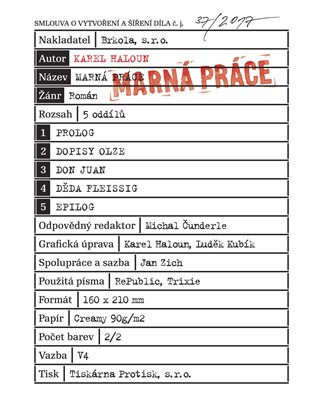 Marná práce koupíte na Kosmas.cz