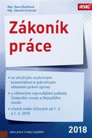 Kniha Zákoník práce 2018 (sešitové vydání)