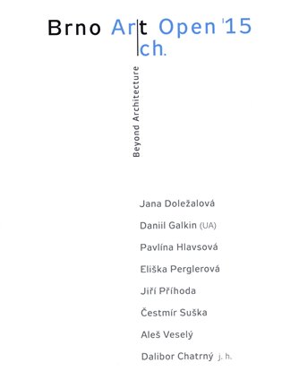 Kniha Brno art open 2015