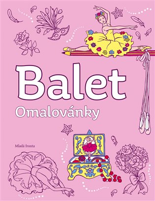 Kniha Balet omalovánky