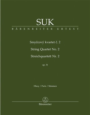Smyčcový kvartet č. 2 op. 31 - hlasy