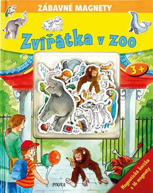 Kniha Zábavné magnety Zvířátka v ZOO