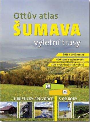 Ottův atlas výletní trasy Šumava