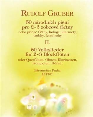 50 národních písní pro 2-3 zobcové flétny II. díl