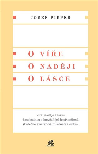 O víře. O naději. O lásce koupíte na Kosmas.cz