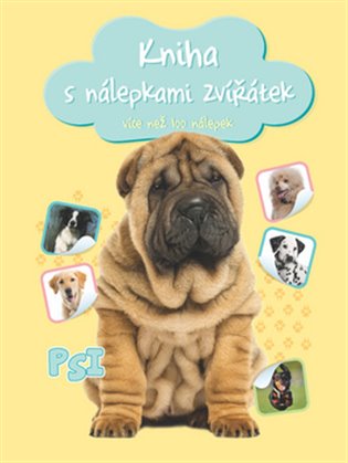 Kniha Kniha s nálepkami zvířátek Psi