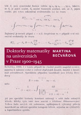 Kniha Doktorky matematiky na univerzitách v Praze 1900–1945