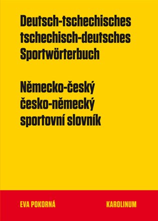 Kniha Německo-český a česko-německý sportovní slovník