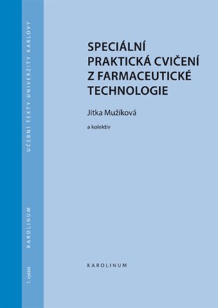 Kniha Speciální praktická cvičení z farmaceutické technologie [E-kniha]