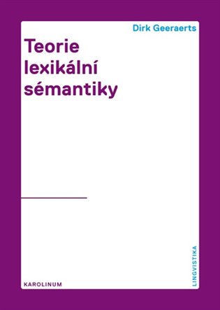 Teorie lexikální sémantiky koupíte na Kosmas.cz