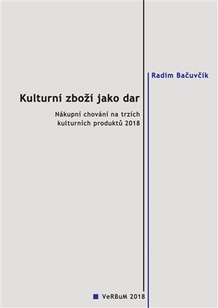 Kniha Kulturní zboží jako dar