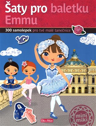 Šaty pro baletku Emmu. 300 samolepek pro tvé malé tanečnice koupíte na Kosmas.cz