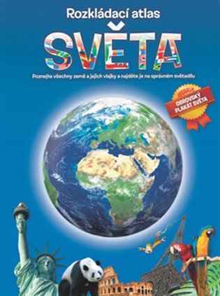 Kniha Rozkládací atlas světa