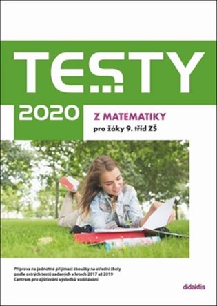 Kniha Testy 2020 z matematiky pro žáky 9. tříd ZŠ