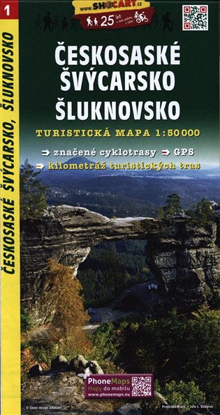 Kniha Českosaské Švýcarsko 1:50T