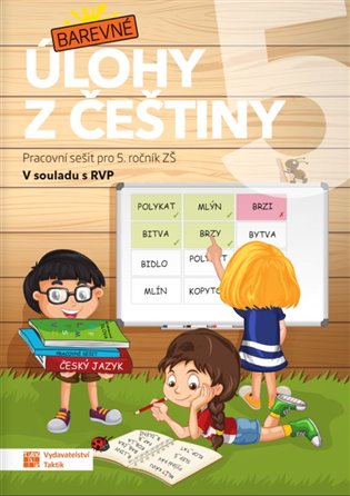 Barevné úlohy z češtiny pro 5. ročník koupíte na Kosmas.cz