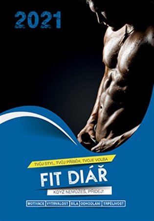 Kniha Fit diář pro muže 2021