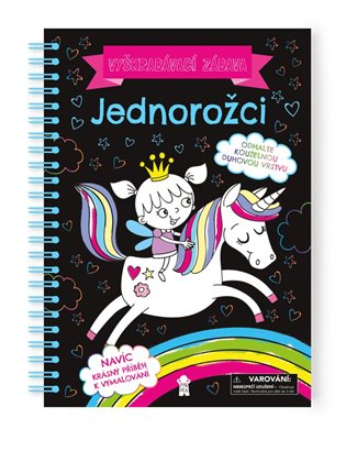 Kniha Vyškrabávací zábava Jednorožci