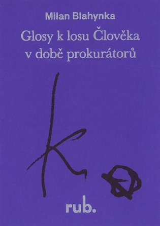 Glosy k losu Člověka v době prokurátorů - O Člověka Kunderu koupíte na Kosmas.cz