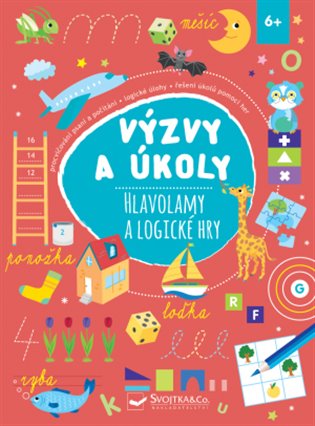 Kniha Výzvy a úkoly Hlavolamy a logické hry 6+