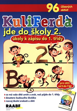 Kniha KuliFerda jde do školy 2.. Úkoly k zápisu do 1. třídy