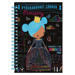 Kniha Vyškrabávací zábava: Princezny