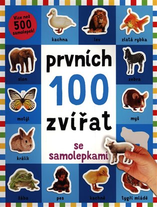 Kniha Prvních 100 zvířat se samolepkami