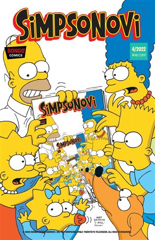 Kniha Simpsonovi 4/2022