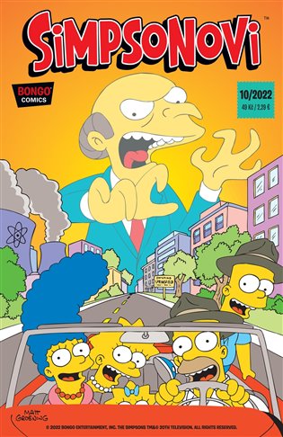 Simpsonovi 10/2022 koupíte na Kosmas.cz