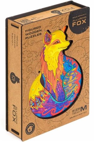 Dřevěné puzzle UNIDRAGON Liška