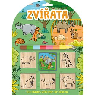 Kniha Razítka 5+1 s voskovkou