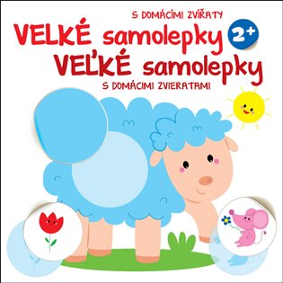 Kniha Velké samolepky s domácími zvířaty Ovce
