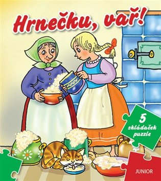Kniha Hrnečku, vař! - 5 skládaček puzzle
