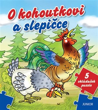 Kniha O kohoutkovi a slepičce - 5 skládaček puzzle