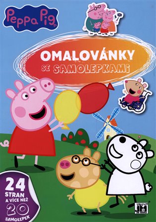 Omalovánky A4 se samolepkami koupíte na Kosmas.cz