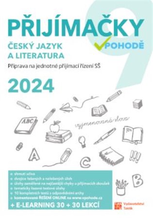 Přijímačky 9 Český jazyk a literatura + E-learning 2024 koupíte na Kosmas.cz