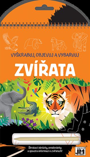 Vyškrabuj, objevuj, vybarvuj - Zvířata