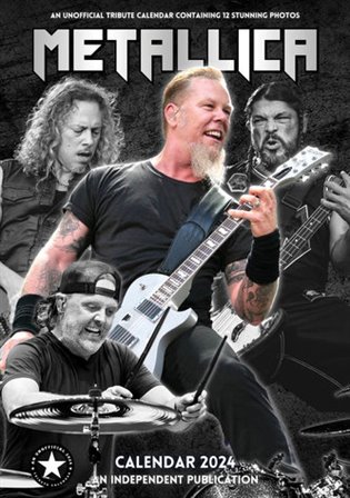 Kalendář Metallica 2024  (29,7 x 42 cm)
